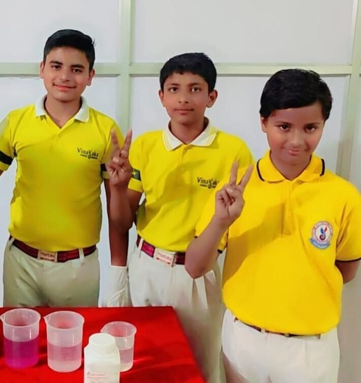 Middle School Students Learning